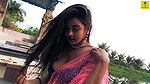 Jhilik Flaunting Sexy Body in Pink Net Saree & Blue Bra