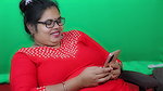 MUMBAI NAUGHTY GIRL FINGERING IN RED DRESS AND GLASSES
