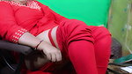 MUMBAI NAUGHTY GIRL FINGERING IN RED DRESS AND GLASSES