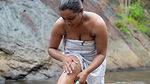 New Mallu Usha Prabha Nude Debut Outdoor Bath Showing B00bs Pussy