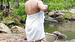 New Mallu Usha Prabha Nude Debut Outdoor Bath Showing B00bs Pussy