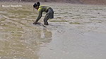 Amazing Country girl Fishing in Mud-
