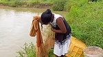 Amazing village Girl Fishing video-d