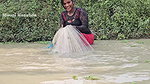 Amazing Village girl Mouni Net Fishing for big Car