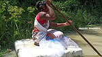 Amazing Village women Floating and Fishing