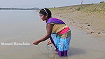 Amazing Village Women shore Fishing video