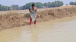 Incredible Village Women net fishing in Pon