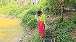 New Amazing Village Girl Net Fishing video