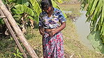 x  New Village girl traditional Net fishing