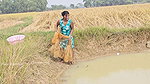 Village women net fishing video by Mouni