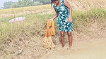 Village women net fishing video by Mouni