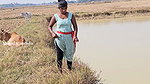 Village wife fishing video 4