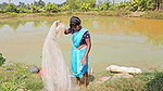 Village wife fishing video 3