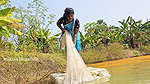 Village wife fishing video 3