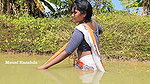 Village wife fishing video