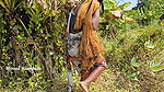 Village wife fishing video
