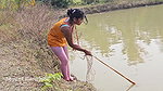 Village wife fishing video 5
