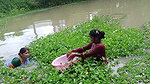 Amazing 2 Village Women Net fishing in Village Pon