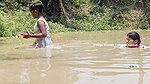 x Amazing Boudi incredible Village fishing    Mouni