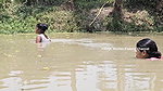 x Amazing Boudi incredible Village fishing    Mouni