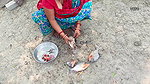 Amazing Fish Cutting Technique    Village Women cu
