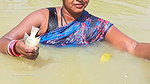Amazing Hand Fishing by Village women   Unique vil