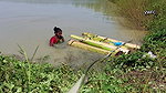 Amazing making of Banana plant Boat and fishing on