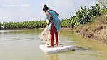 Amazing Mouni Fishing floating on Thermocol    Vil