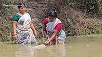 Amazing Mouni Fishing with Friend    Village Women