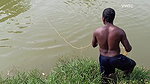 Amazing Net Fishing Video   Traditional village fi