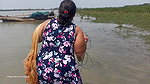 Amazing River fishing by Village women Net fishing