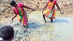 Amazing Traditional Hand Fishing by Village women