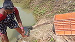 Amazing Traditional Village Women Net Fishing   Vi