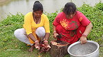Amazing Village Women Cooking Duck Curry for Villa