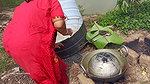Amazing Village Women Cooking Duck Curry for Villa