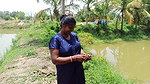 Amazing village women fishing and Enjoying summer