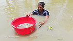 Amazing village women fishing and Enjoying summer