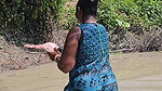 Amazing Village Women Fishing in Mud Water    Big