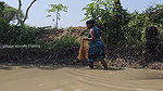 Amazing Village Women Fishing in Mud Water    Big