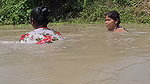 Amazing Village Women Fishing in Muddy Water    Bi