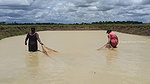 Amazing Village women fishing in village pond   Po