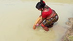 Amazing Village Women fishing with Net   village l