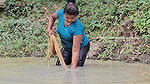 Amazing Village Women incredible Big Carp Fish hun