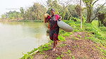 Amazing Village Women Incredible Fishing   Daring