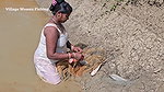 xAmazing Village Women incredible Net fishing in Mu