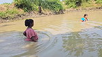 Amazing Village Women mud Water Fishing video    গ
