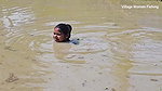 Amazing Village Women Net Fishing in Village pond