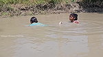Amazing Village Women Net Fishing Video in Mud Wat