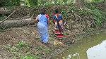 Amazing Village Women net fishing   Best fishing v