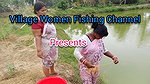 Amazing Village women net fishing   In fish pond